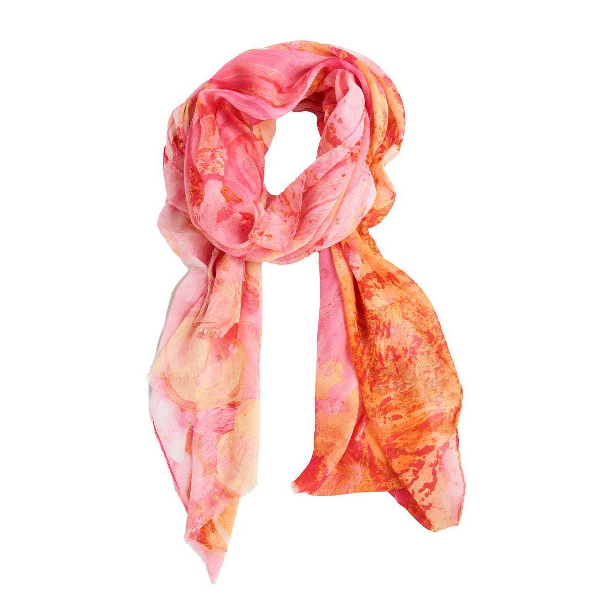 Lightweight Scarf Tilly Summer Fashion Abstract Garden
