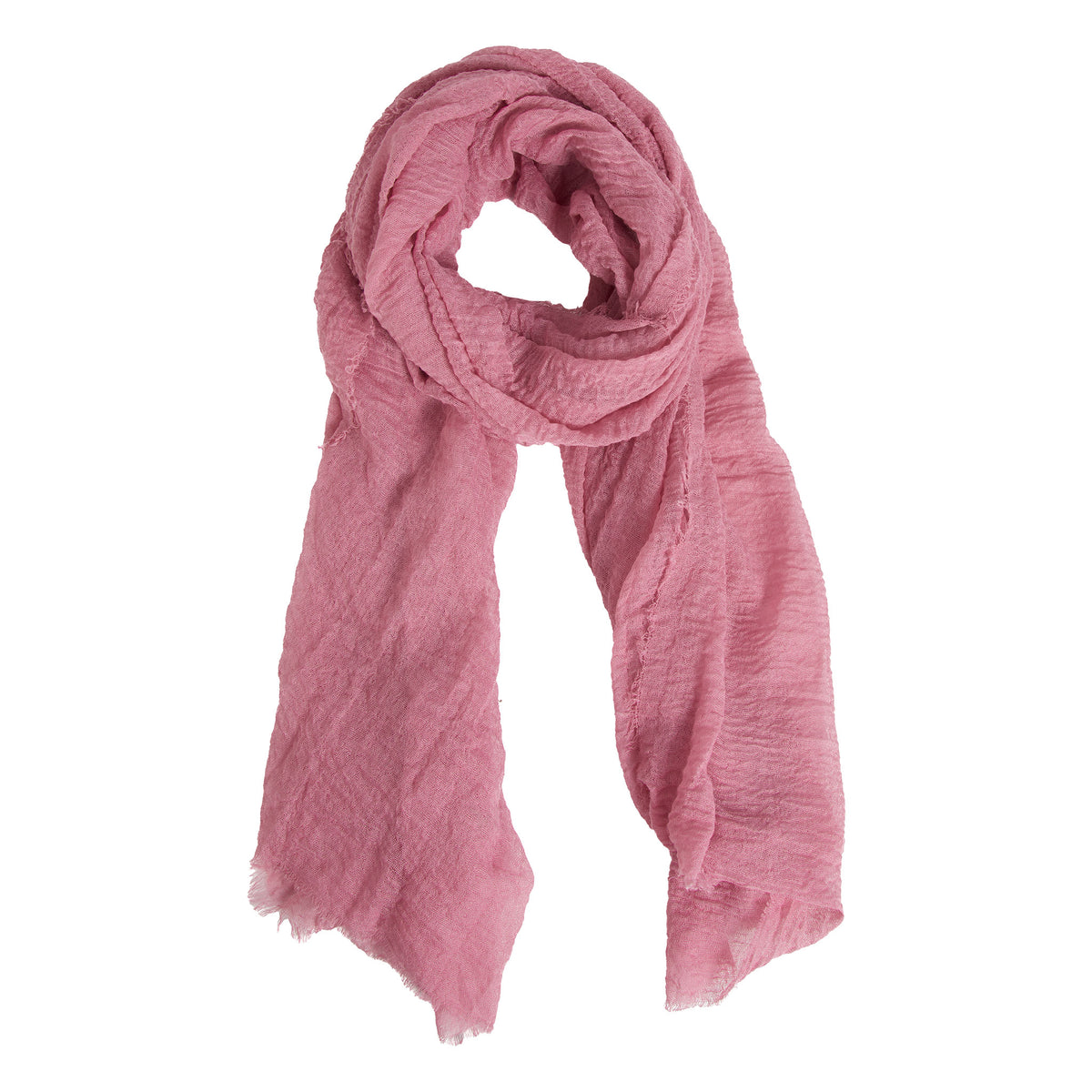 Lightweight Scarf Jaymes Summer Fashion Raw Edge
