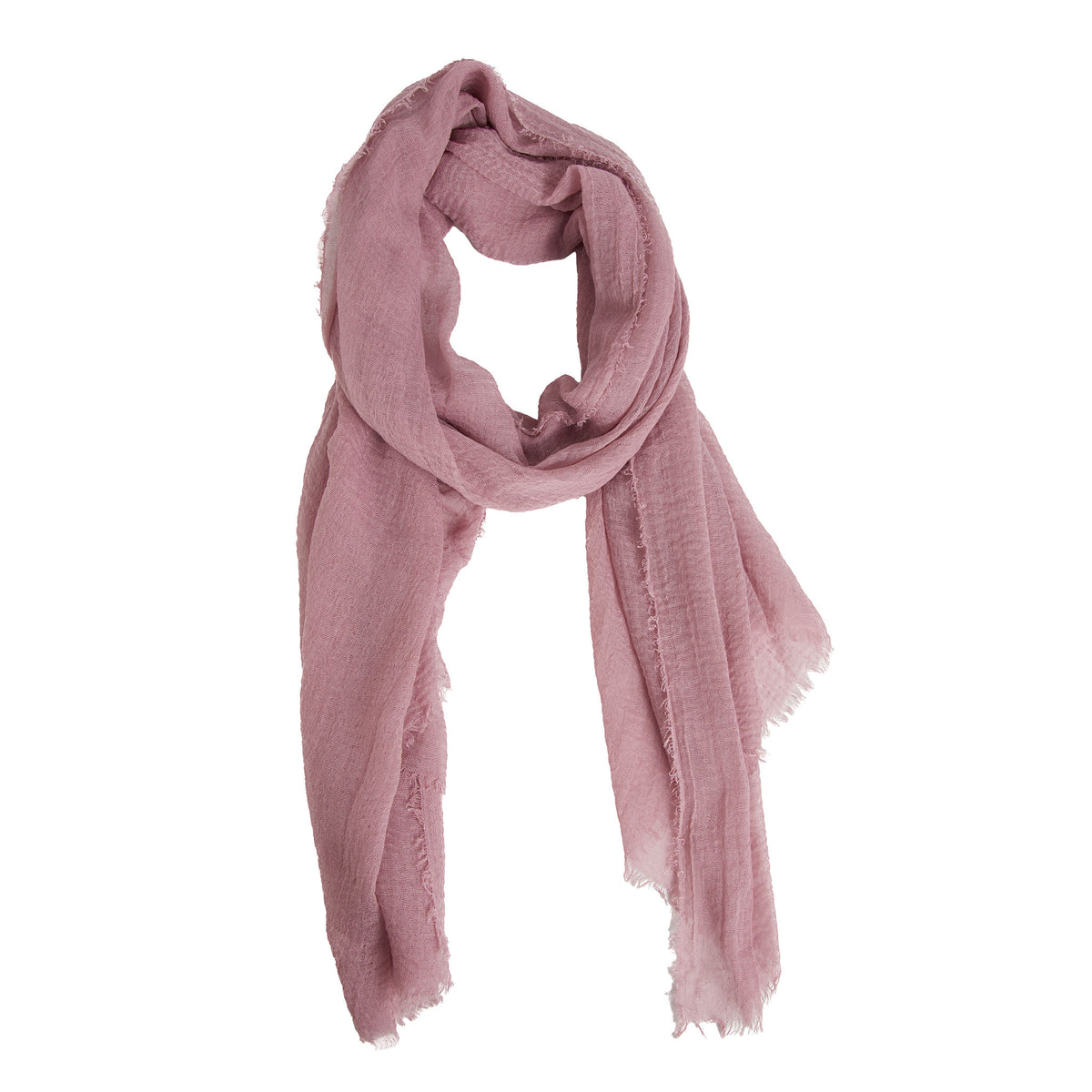 Lightweight Scarf Jaymes Summer Fashion Raw Edge