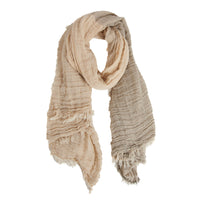 Lightweight Scarf Miranda Colorblock Summer Fringe Edge