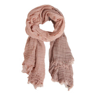 Lightweight Scarf Miranda Colorblock Summer Fringe Edge