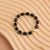 Beaded Bracelet Mixed Bead Sia Stretch Bracelet