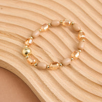 Beaded Bracelet Mixed Bead Sia Stretch Bracelet