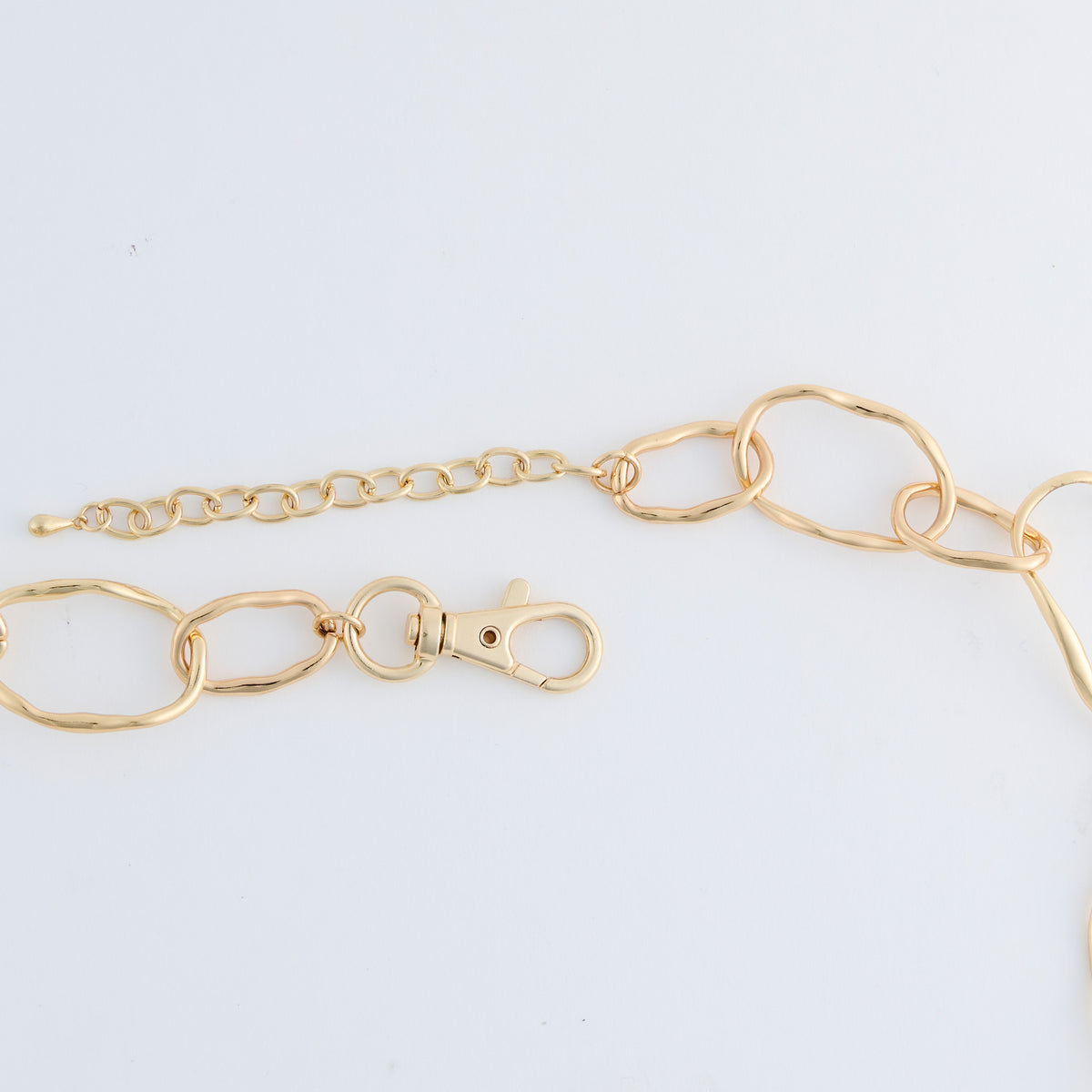 Chunky Link Necklace 40" Long Gold Elisha Necklace