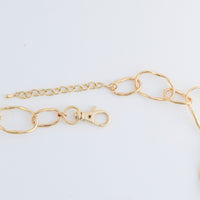 Chunky Link Necklace 40" Long Gold Elisha Necklace