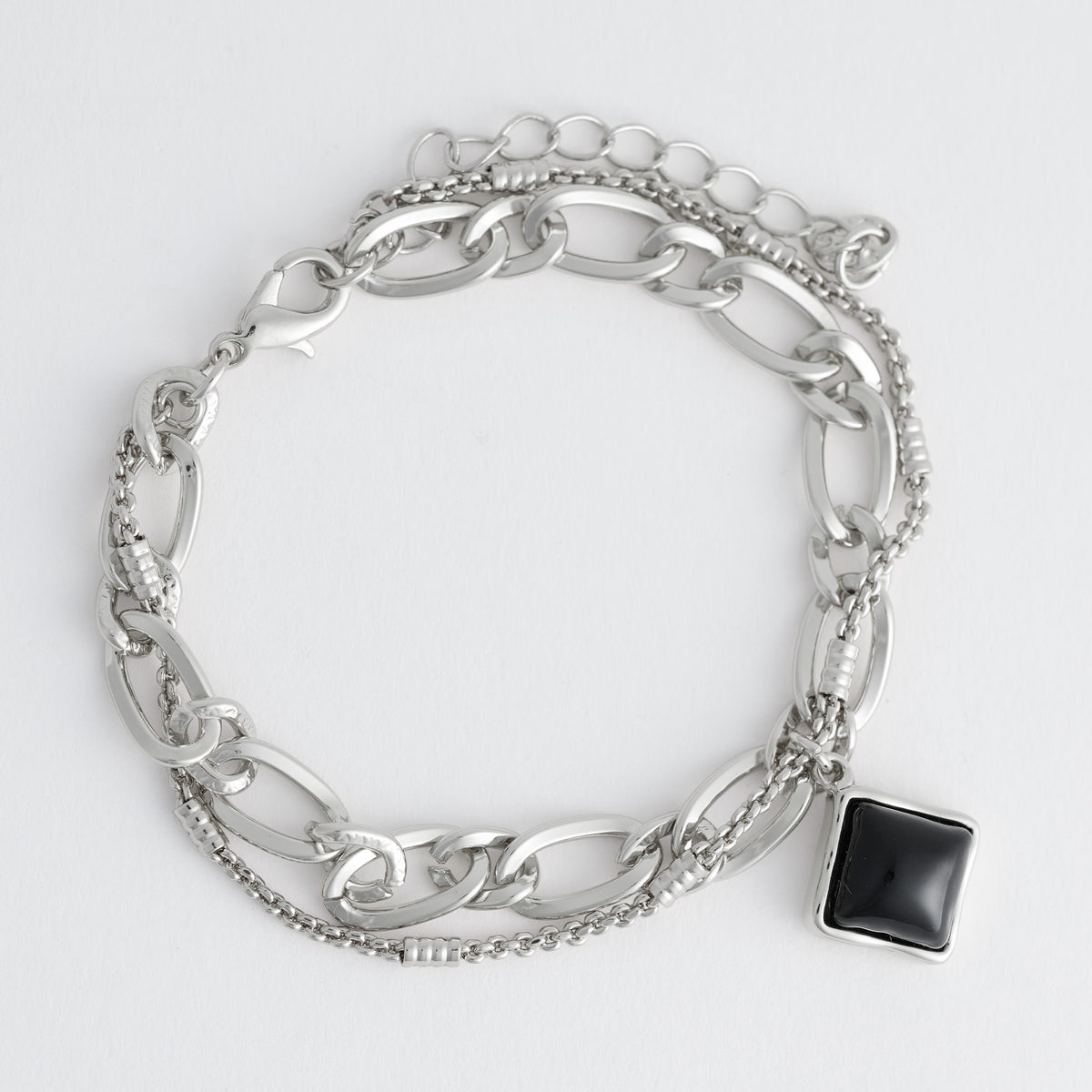 Charm Bracelet Double Row Enamel Miah Bracelet