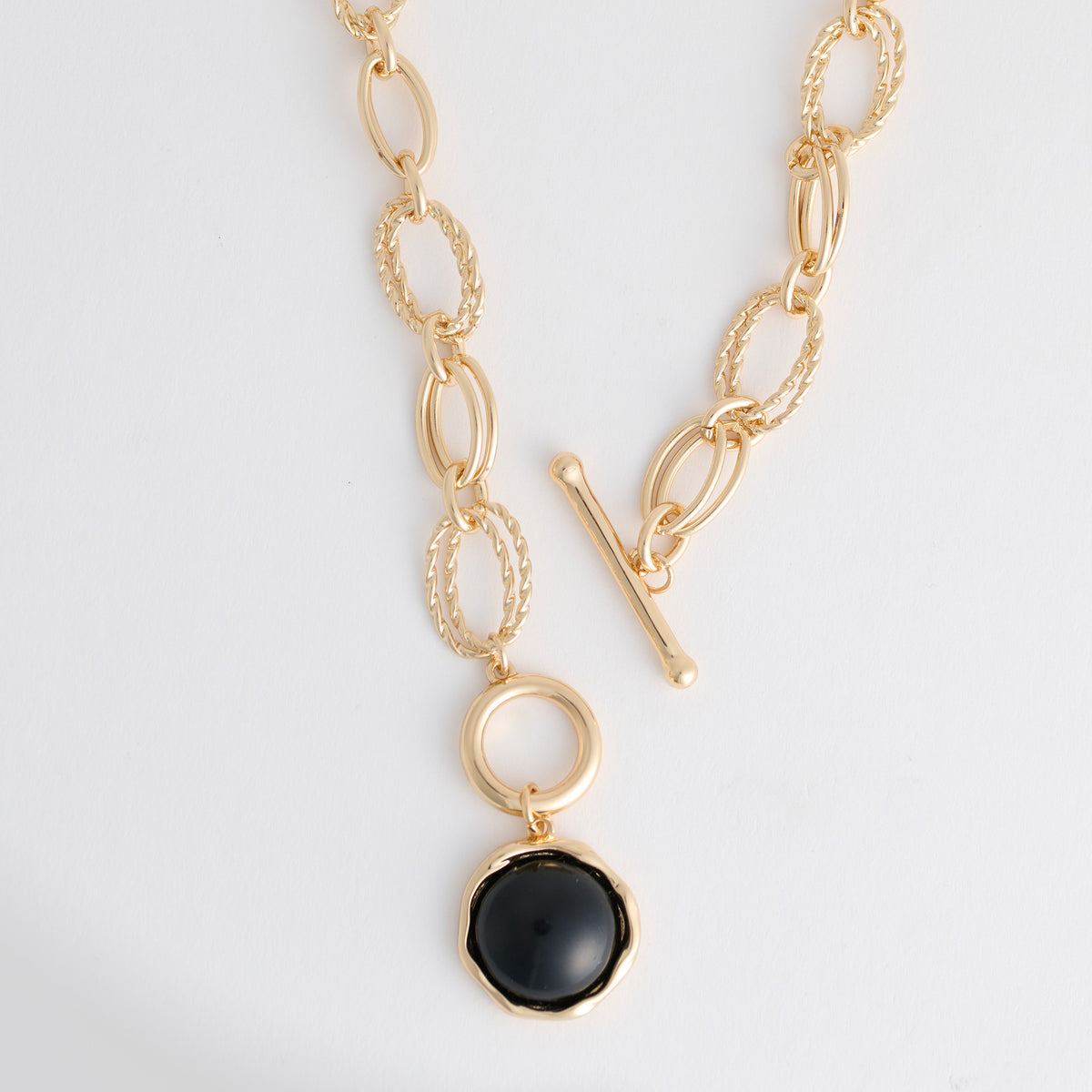 Pendant Necklace 17" Charm Chunky Enamel Emmaline Necklace