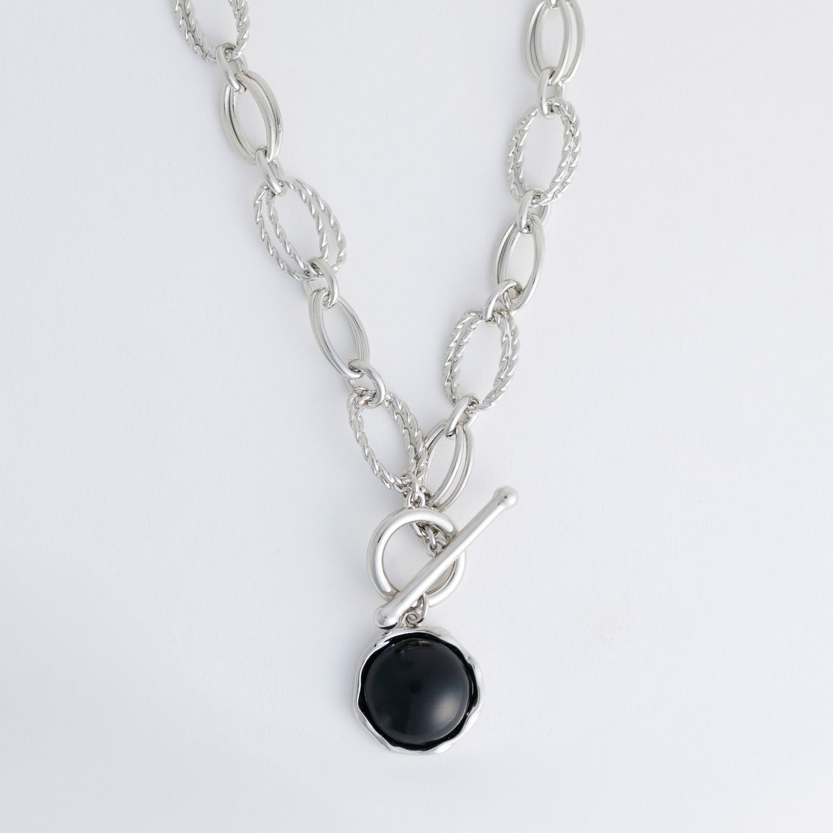 Pendant Necklace 17" Charm Chunky Enamel Emmaline Necklace