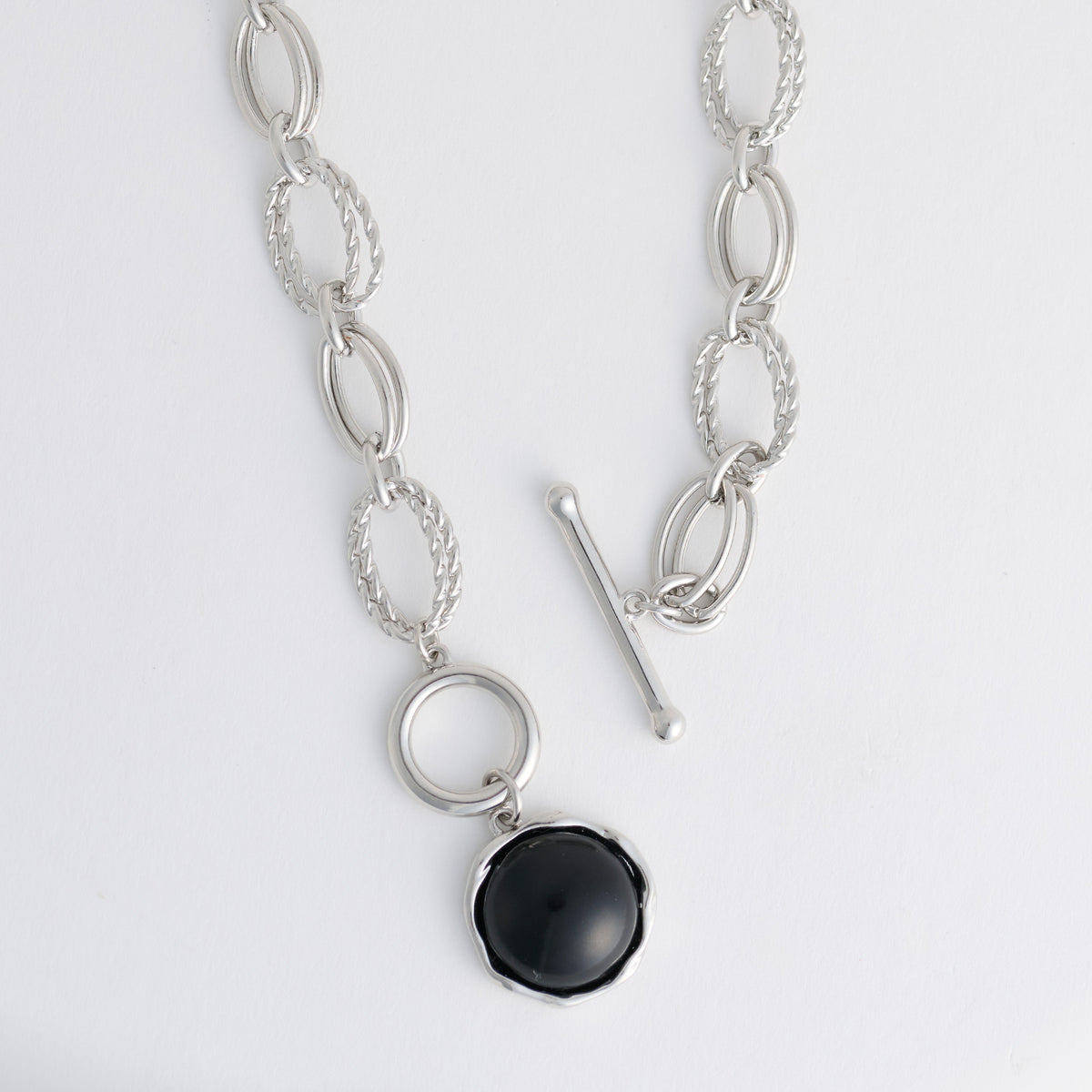 Pendant Necklace 17" Charm Chunky Enamel Emmaline Necklace
