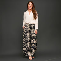 Wide Leg Cargo Pants Hammered Satin Laine Pant