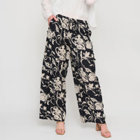 Wide Leg Cargo Pants Hammered Satin Laine Pant