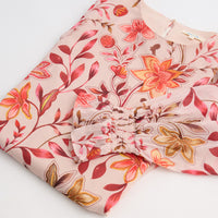 Ruffle Cuff Blouse Poly Georgette Cambria Top