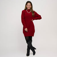 Sweater Dress Chunky Knit Long Sleeve Sidney Dress