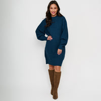 Sweater Dress Chunky Knit Long Sleeve Sidney Dress