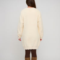 Sweater Dress Fuzzy Knit Long Sleeve Jovie Dress