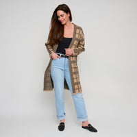 Plaid Cardigan Houndstooth Shaye Sweater