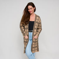 Plaid Cardigan Houndstooth Shaye Sweater