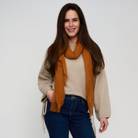 Drawstring Hem Sweater Wide Long Sleeve Sloane Sweater