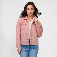 Denim Jacket Button Front Mika Jacket