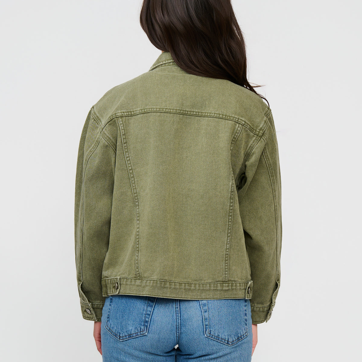 Denim Jacket Button Front Mika Jacket