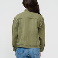 Denim Jacket Button Front Mika Jacket