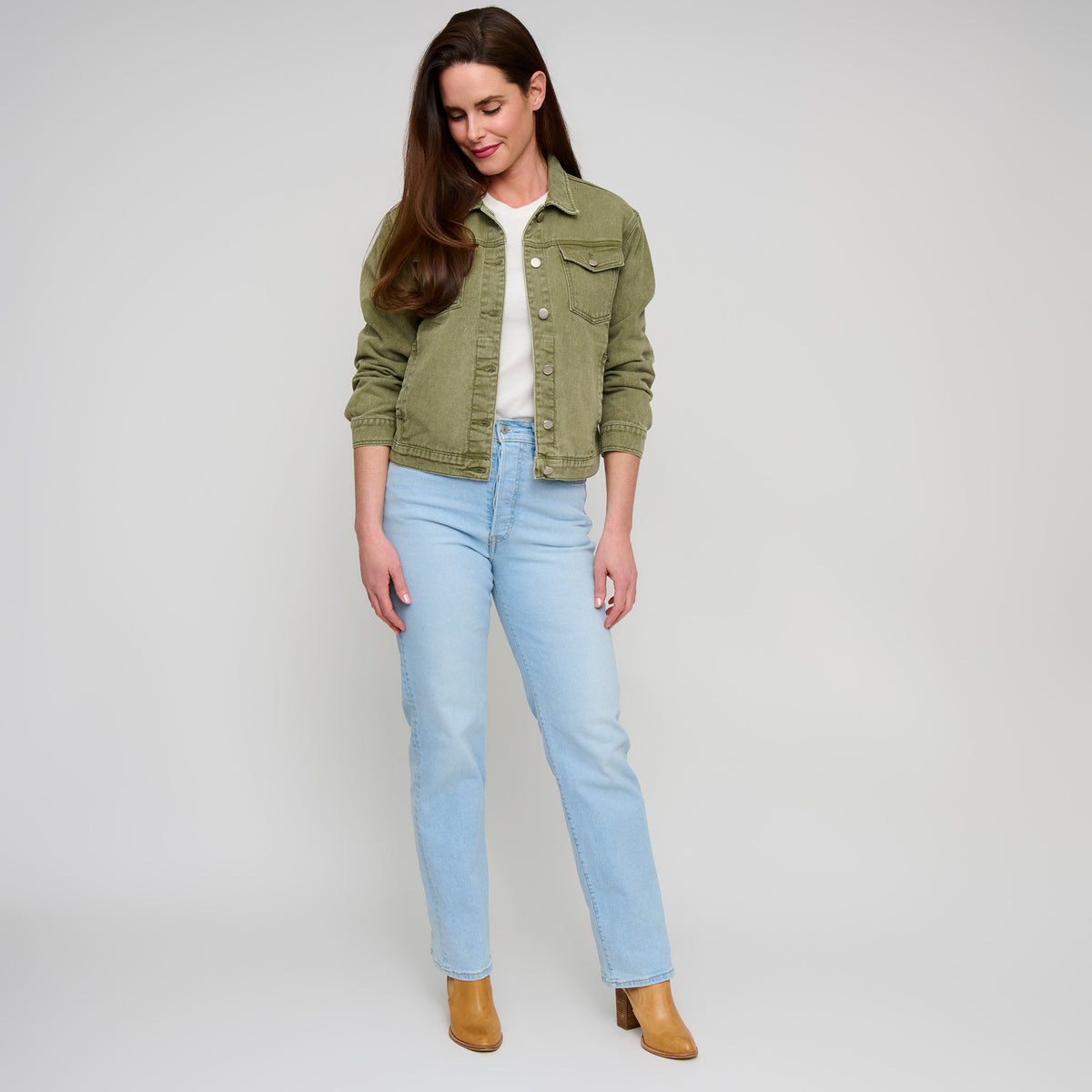 Denim Jacket Button Front Mika Jacket