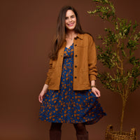 Faux Suede Jacket Button Front Avalon Jacket