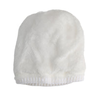 Winter Hat Pom Beanie Metallic Puffer Bianca