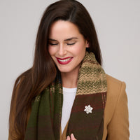 Plaid Scarf Fringe Tartan Brushed Acrylic Callen Wrap
