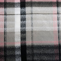 Plaid Scarf Fringe Tartan Brushed Acrylic Callen Wrap