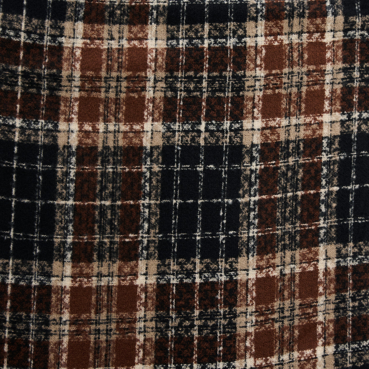 Plaid Scarf Classic Fringe Brushed Acrylic Rory Wrap