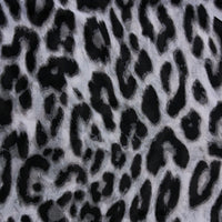 Leopard Print Scarf Lightweight Raw Edge Arden Wrap