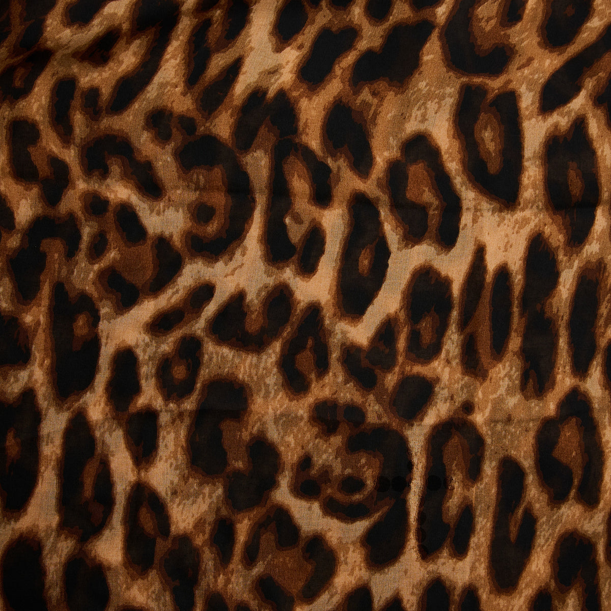 Leopard Print Scarf Lightweight Raw Edge Arden Wrap