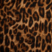 Leopard Print Scarf Lightweight Raw Edge Arden Wrap