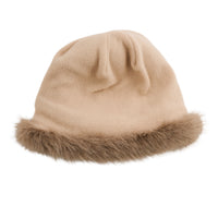 Winter Hat Cable Knit Beanie Faux Fur Fleece Lined Wyatt