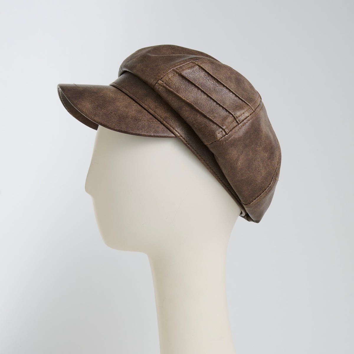 Newsboy Hat Vegan Leather Amelie Cap
