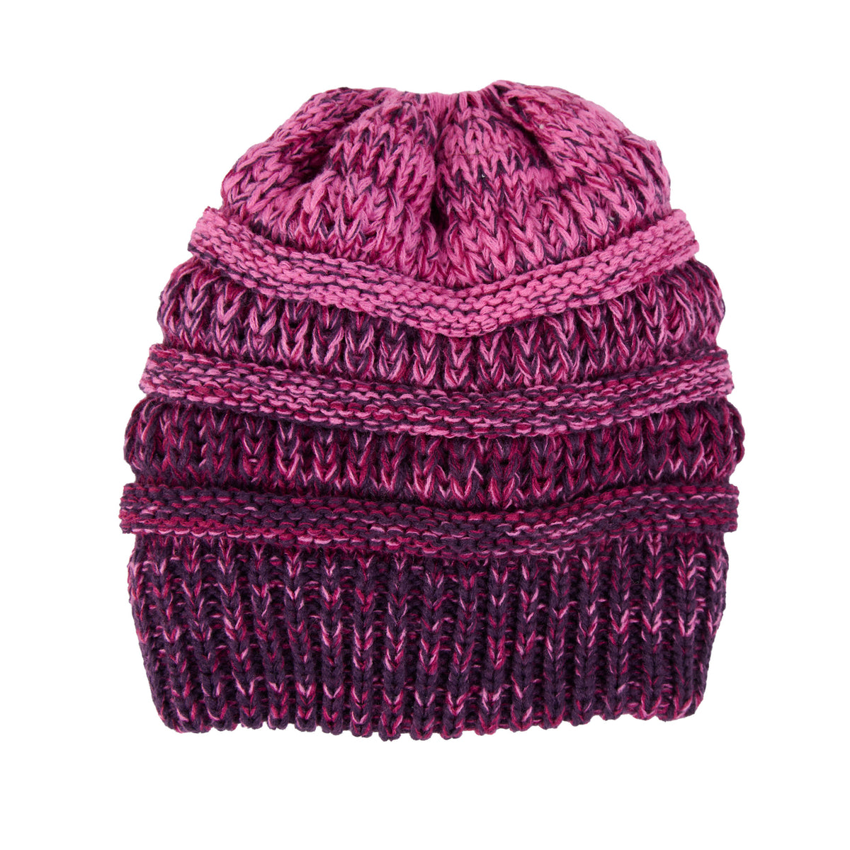 Winter Hat Crochet Knit Beanie Ombre Hadley