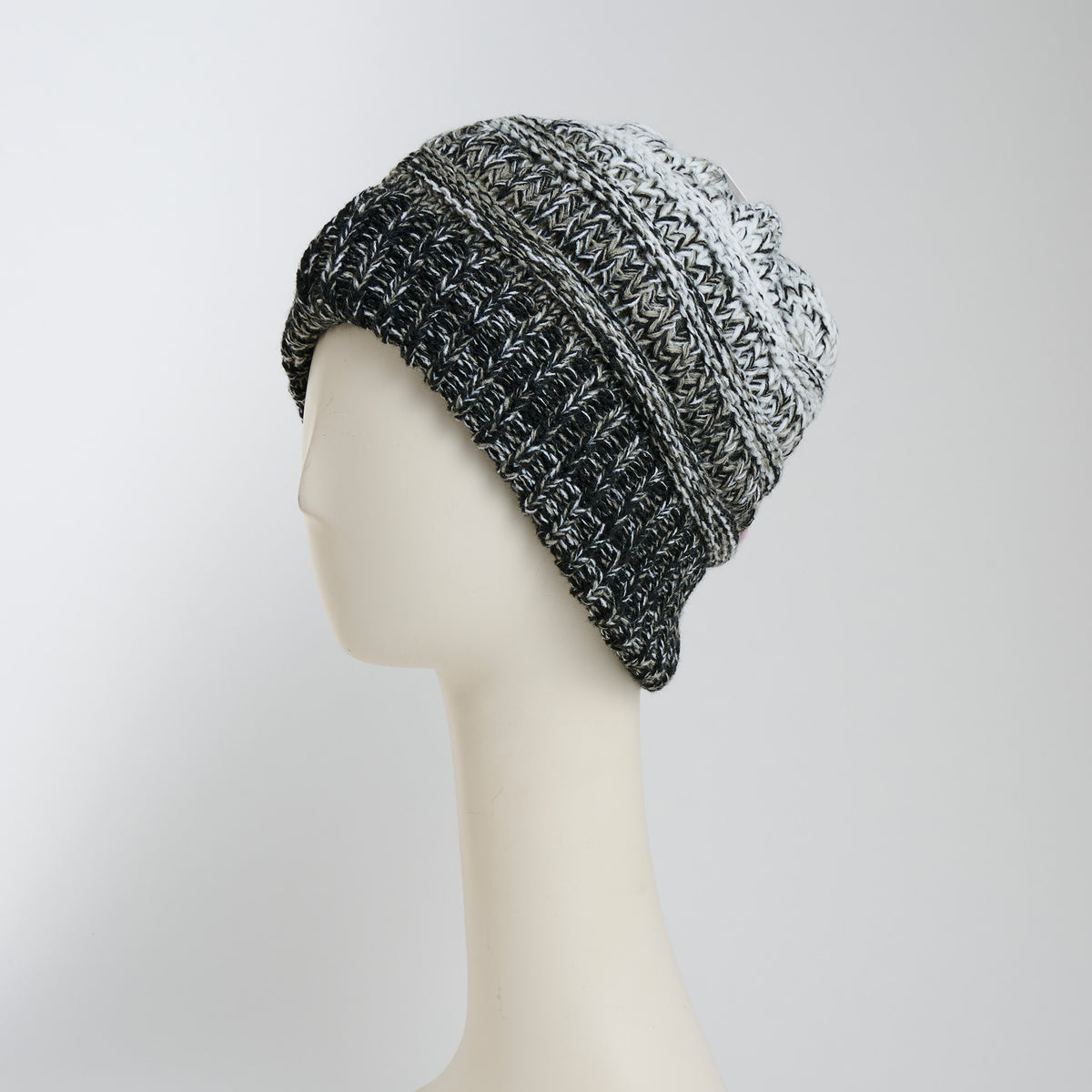 Winter Hat Crochet Knit Beanie Ombre Hadley