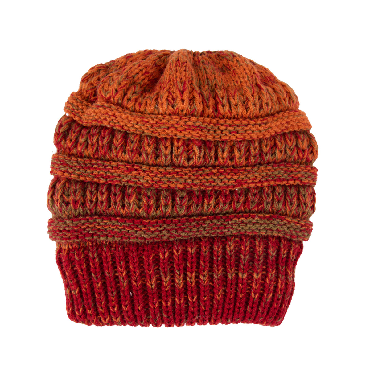 Winter Hat Crochet Knit Beanie Ombre Hadley