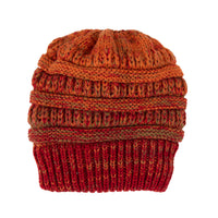 Winter Hat Crochet Knit Beanie Ombre Hadley