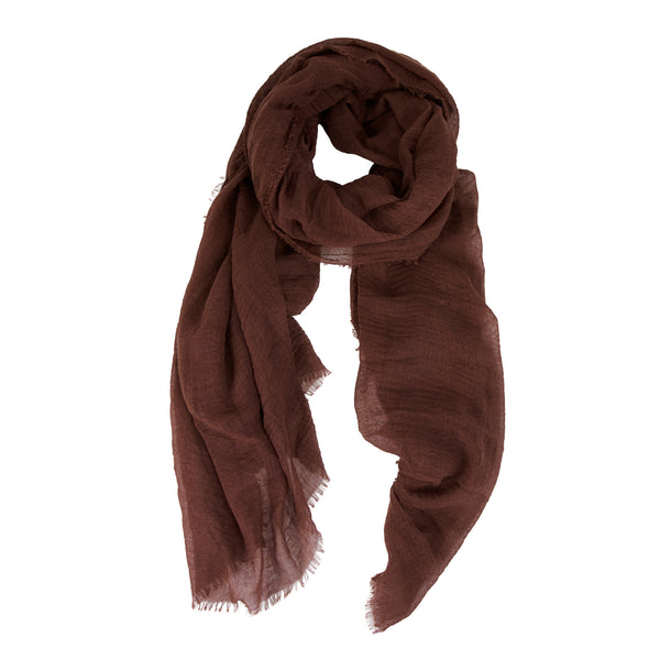 Lightweight Scarf Fashion Raw Edge Jaymes Wrap