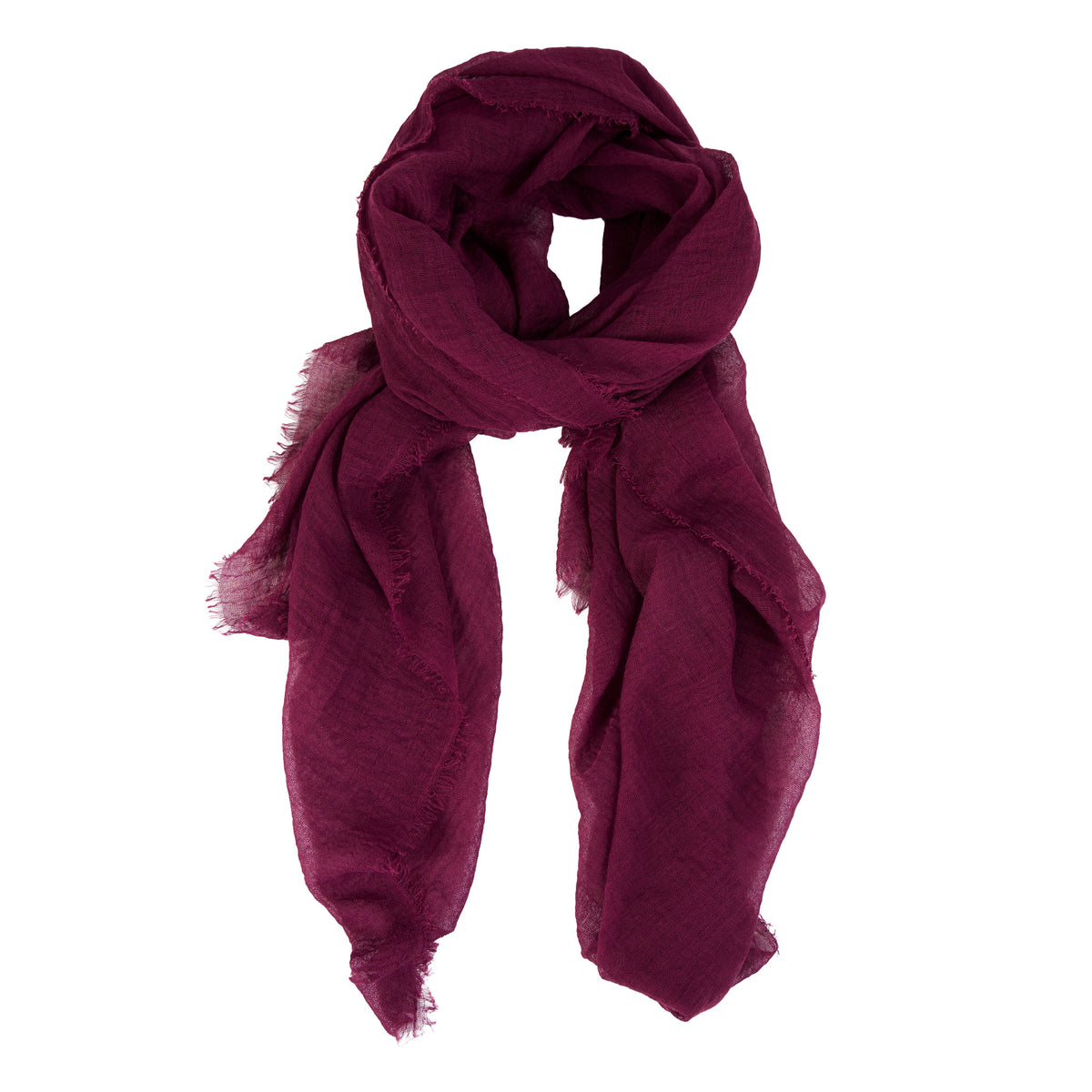 Lightweight Scarf Fashion Raw Edge Jaymes Wrap