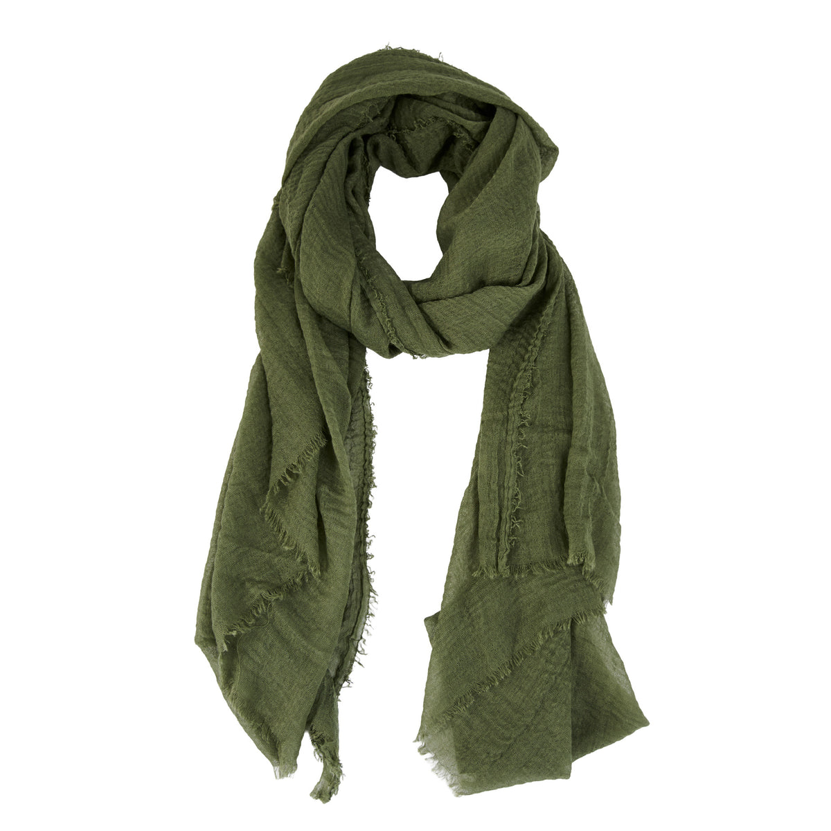 Lightweight Scarf Fashion Raw Edge Jaymes Wrap