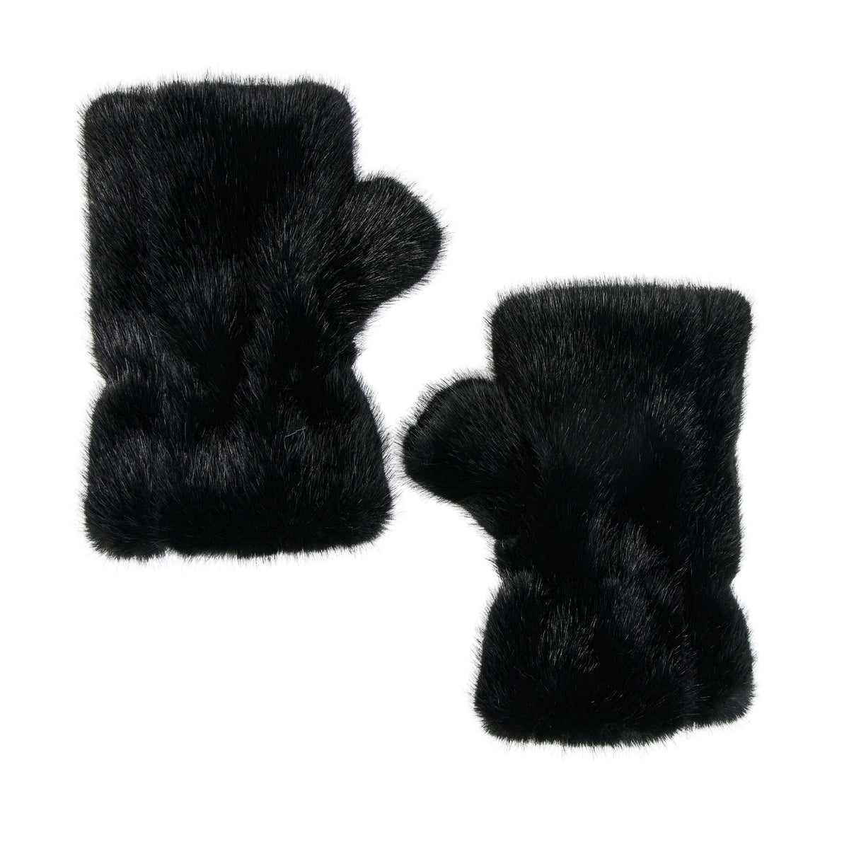 Fingerless Glove Faux Fur Elli Winter Accessory