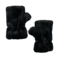 Fingerless Glove Faux Fur Elli Winter Accessory