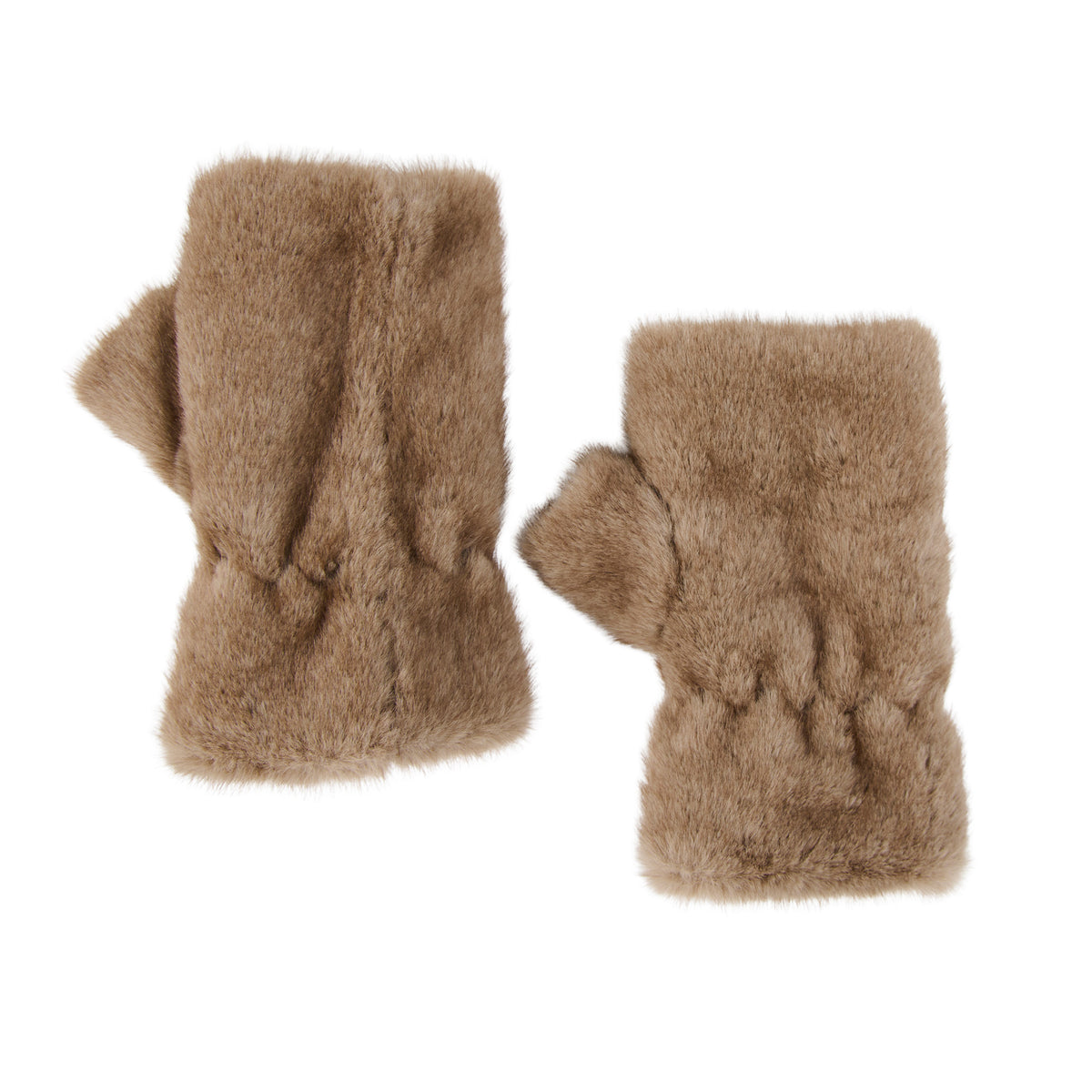 Fingerless Glove Faux Fur Elli Winter Accessory