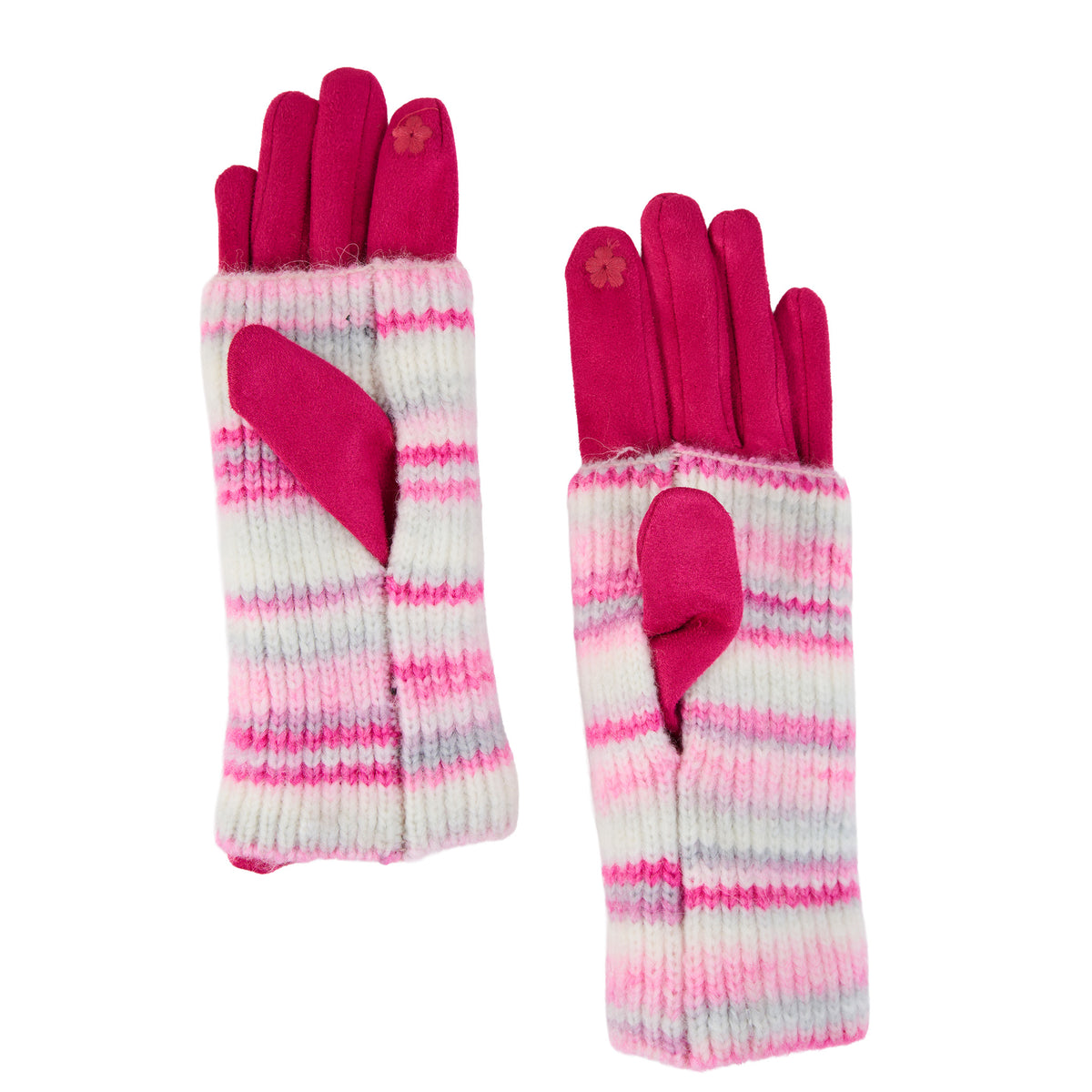 Winter Glove Convertible Faux Suede Rielle