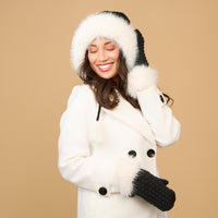 Winter Hat Assortment Faux Fur Pom & Tassel Natalie