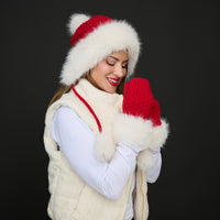 Winter Hat Assortment Faux Fur Pom & Tassel Natalie