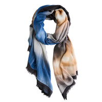 Ombre Scarf Fashion Lightweight Fringe Raw Edge Elison Wrap